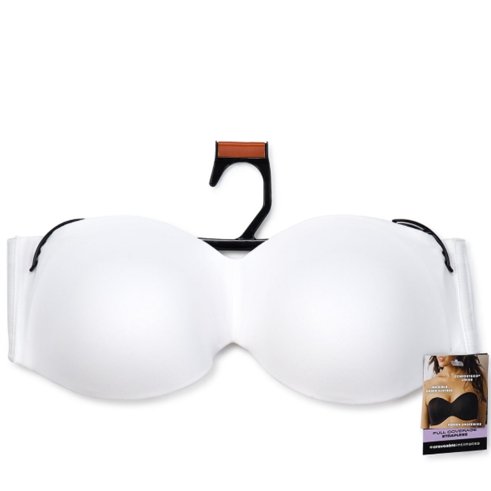2 Maidenform Women's Stay Put Strapless Push Up 4 Ways Underwire Bras - Picture 7 of 12